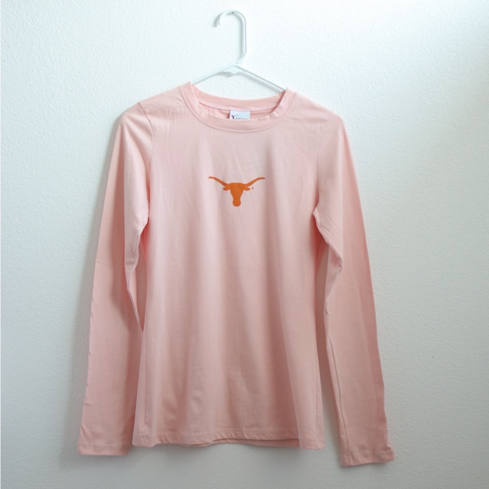 NWT Pink Longhorn’s Long Sleeve Shirt Sz: M